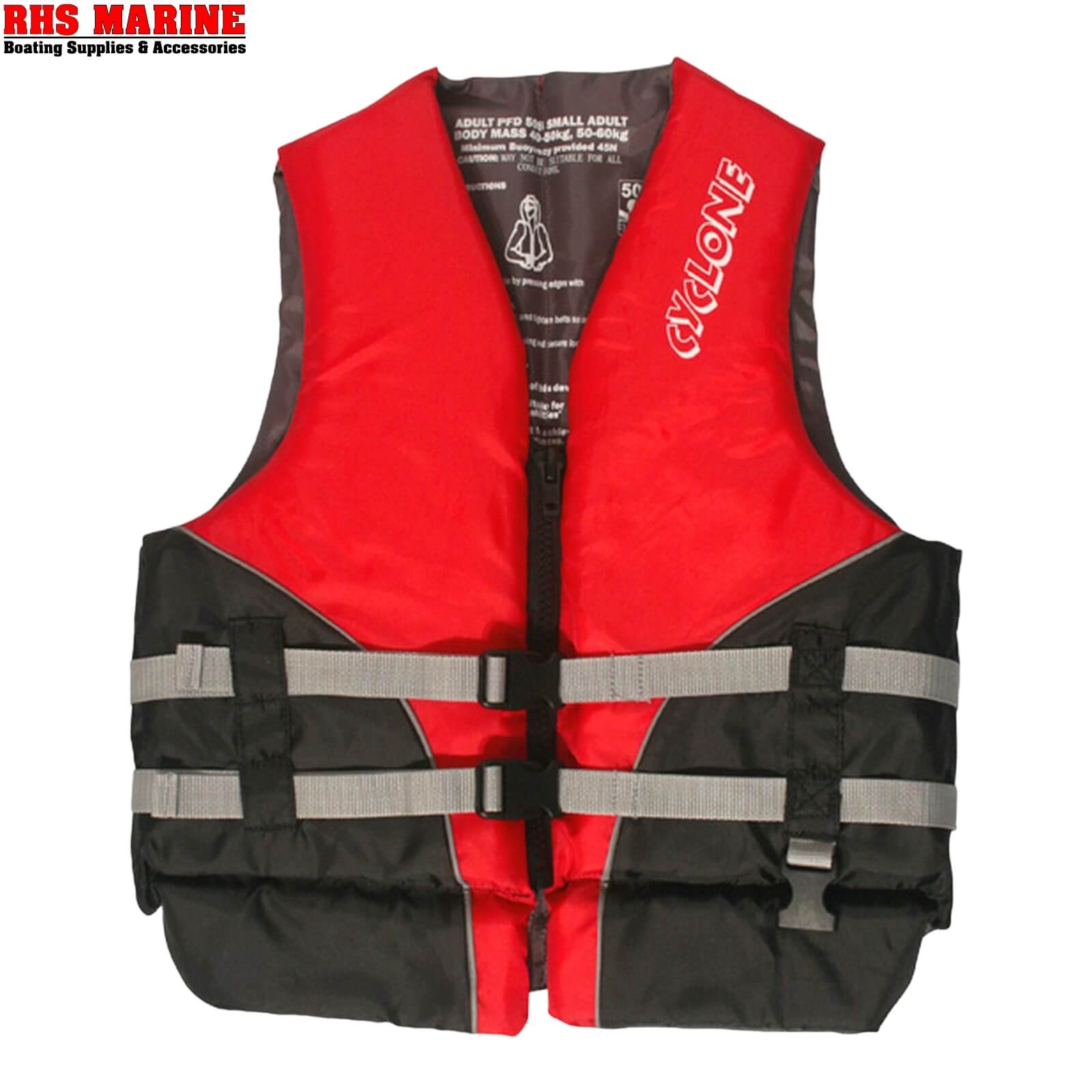 AXIS L50S Cyclone Safety Life Vest PFD Small Adult Fully Approved 40kg ...