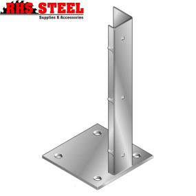 fence-post-flange-galvanised-base-offset