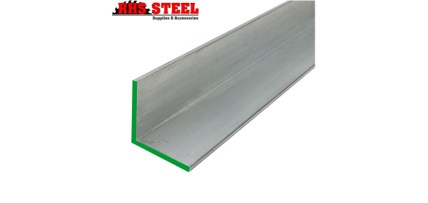 Aluminium Equal Angle 50 X 50 X 4 X 65 Metres 