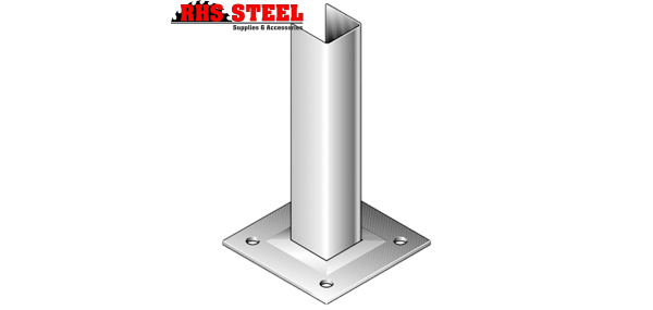 fence-post-flange-plate-internal